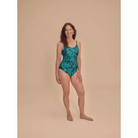Salerno Badedragt, Emerald/ Light Jade
