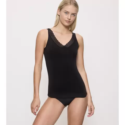 Feel Of Modal Undertrøje 2p , Black