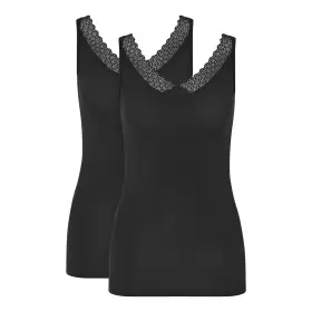 Feel Of Modal Undertrøje 2p , Black