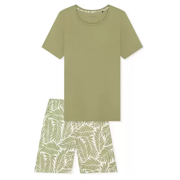 Schiesser - Kort Pyjamas, Linden Green