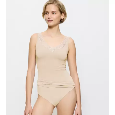 Feel of Modal Bred Strop, Creamy Dream