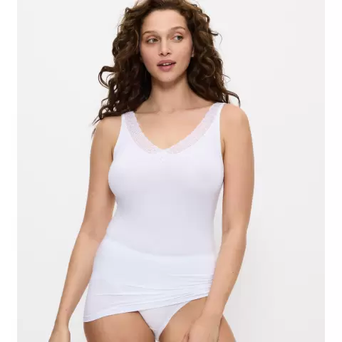 Feel of Modal Bred Strop, White