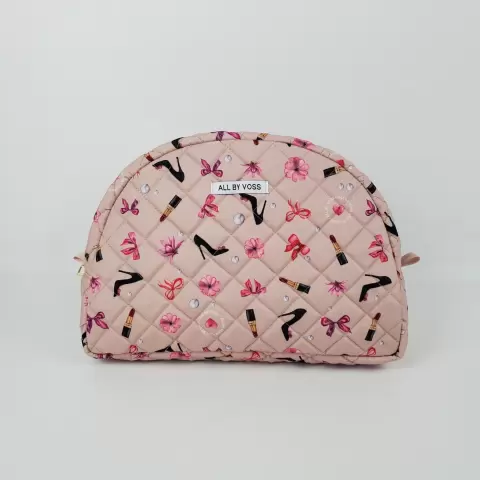 Quiltet Toilettaske, Latte