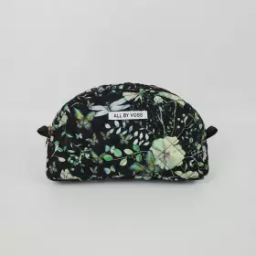 Quiltet Toilettaske, Black