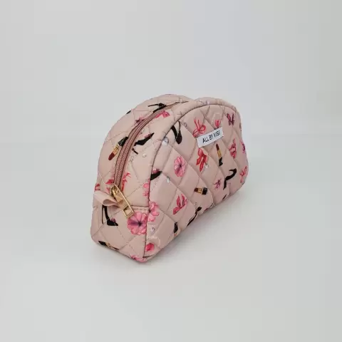 Quiltet Toilettaske, Latte