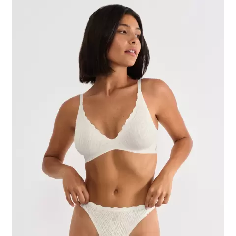 Zero Feel The Up Bra, Silk White