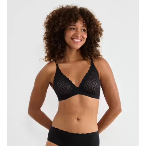 Zero Feel The Up Bra, Black