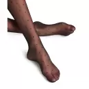 FALKE - Dots Stay-Up 15Den, Black