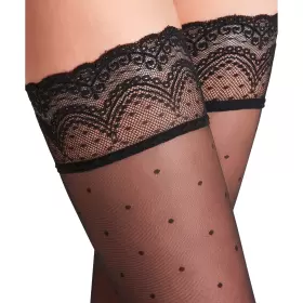 Dots Stay-Up 15Den, Black