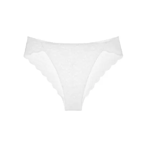 Amourette Highleg Tai, White