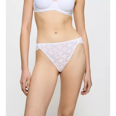 Amourette Highleg Tai, White