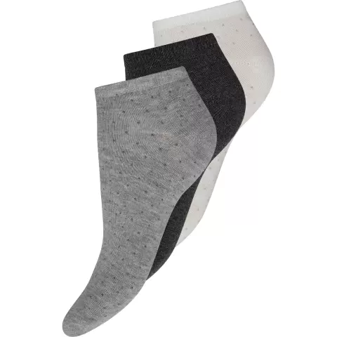Sneaker Socks 3-Pak, Multicolor