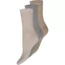 Decoy - Ankelstrømper 3-Pak, Multicolor Decoy - Ankelstrømper 3-Pak, Multicolor