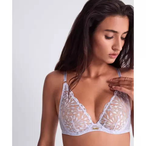 Crazy In Love Triangle Bra, Wisteria