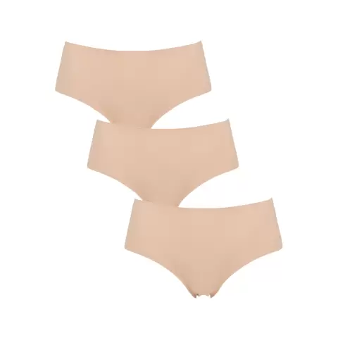 Seamless Tai 3-Pak, Nude