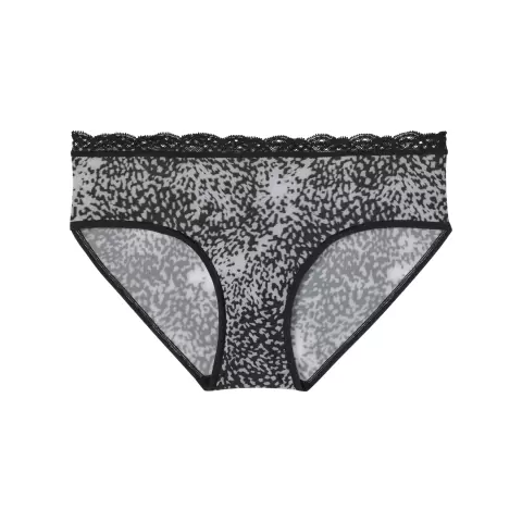 Microfiber Stretch Hipster, Animal Wave