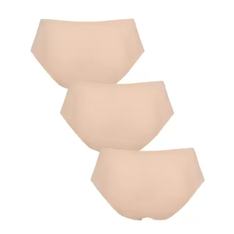 Seamless Tai 3-Pak, Nude