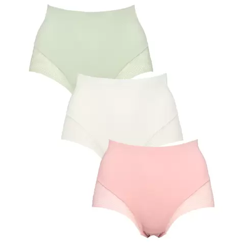 Seamless Lace Maxi 3-Pak, Dusty Green