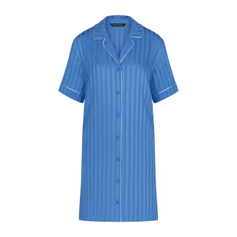 Jacquard Natkjole Skjorte, Ciel