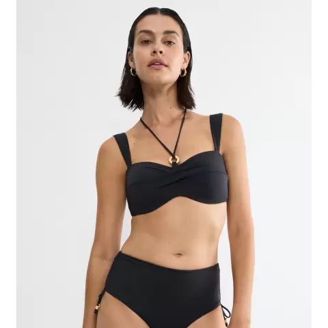 Bandeau Bikinitop, Black