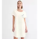 Triumph - Natkjole Kort Ærme, Silk White Triumph - Natkjole Kort Ærme, Silk White