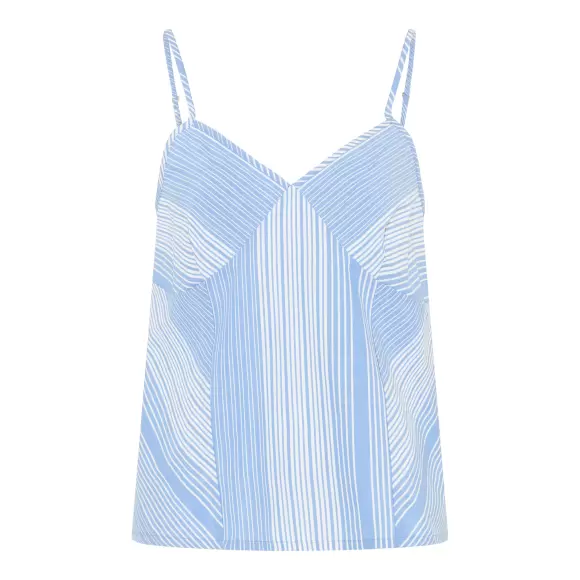 CCDK Copenhagen - Runa Chemise Top, Azurine Stripe