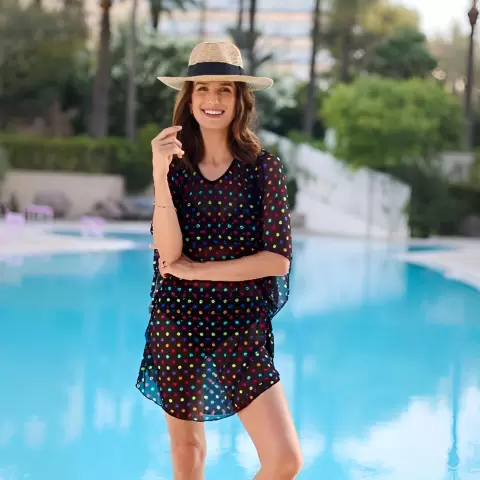 Strand Poncho, Martinique