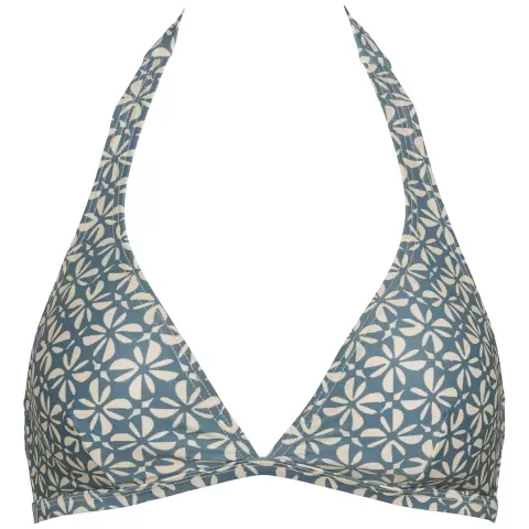 Chris Bikini Top, Stone Blue
