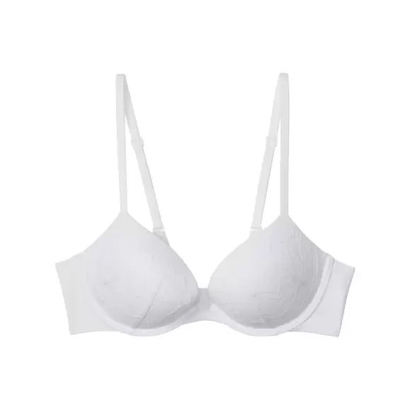 Calvin Klein - Perfectly Fit Lace Push-up, White