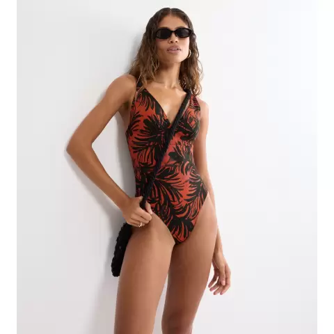 Summer Palm Badedragt, Brown