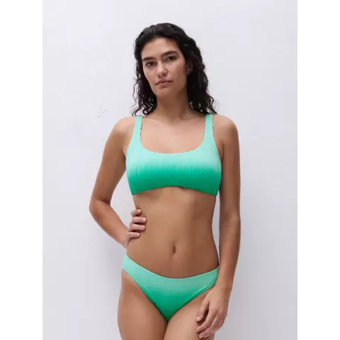 Bikini Top, Lagoon Tie And Dye