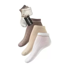 Bomulds Sneaker 3Pak, Offwhite/Sand/Brun Bomulds Sneaker 3Pak, Offwhite/Sand/Brun
