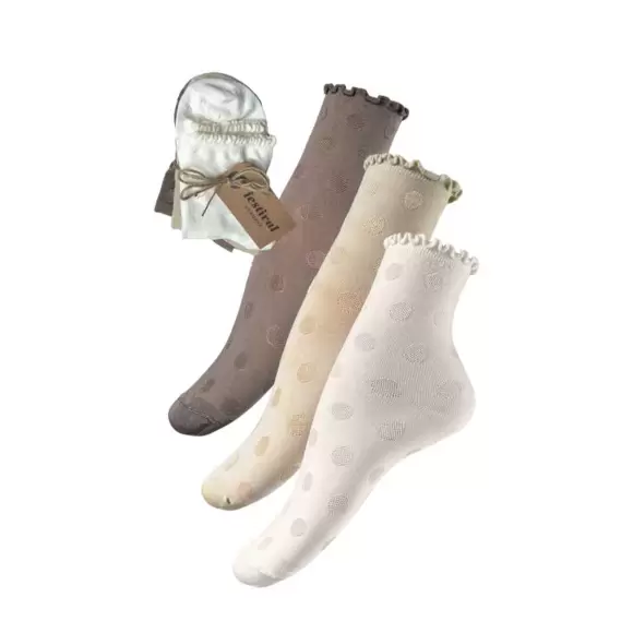 Festival - Floss Viskose 3Pak, Offwhite/Sand/brun