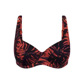 Summer Palm Bikini Top, Brown