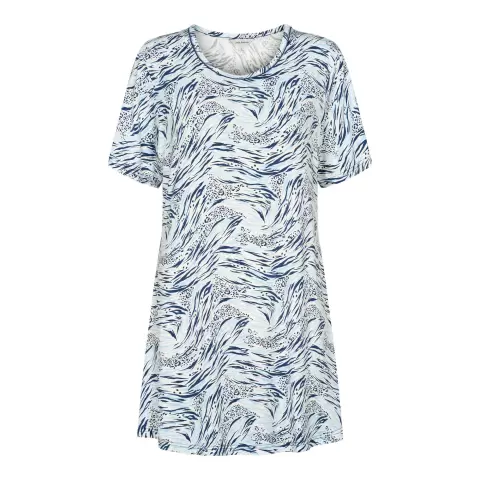 Bambus Natkjole, Blue Safari Bambus Natkjole, Blue Safari