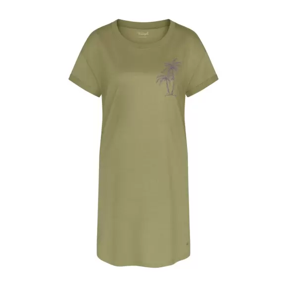 Triumph - Natkjole Kort Ærme, Olive Gold Triumph - Natkjole Kort Ærme, Olive Gold