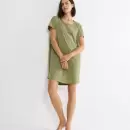 Triumph - Natkjole Kort Ærme, Olive Gold Triumph - Natkjole Kort Ærme, Olive Gold