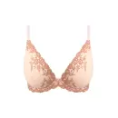 Wacoal - Embrace Lace Plunge Bra, Angel Wing/ Rose Dust