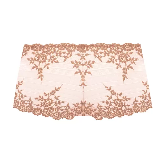 Wacoal - Embrace Lace Short, Angel Wing/ Rose Dust