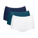 Sloggi - Basic+ Maxi 3-Pack, Blue Combination Sloggi - Basic+ Maxi 3-Pack, Blue Combination