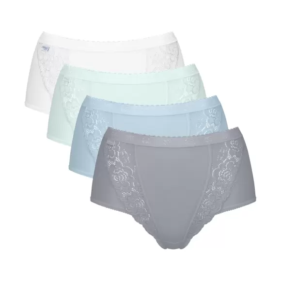 Sloggi - Chic Maxi 4-Pack, Blue Combination Sloggi - Chic Maxi 4-Pack, Blue Combination