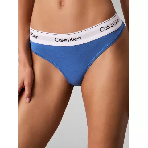Icon Cotton Modal String, Poseidon Blue