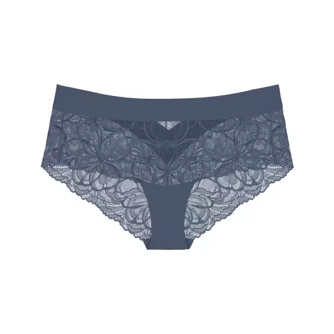 Illusion Lace Hipster, Indigo Veil Illusion Lace Hipster, Indigo Veil