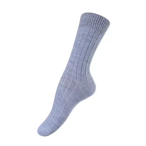 Ankelstrømpe Alpakauld, Azzurro