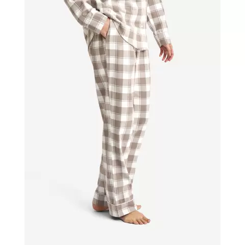Flannel Pyjamasbukser, Sand