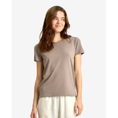 T-Shirt Bambusviskose, Brown