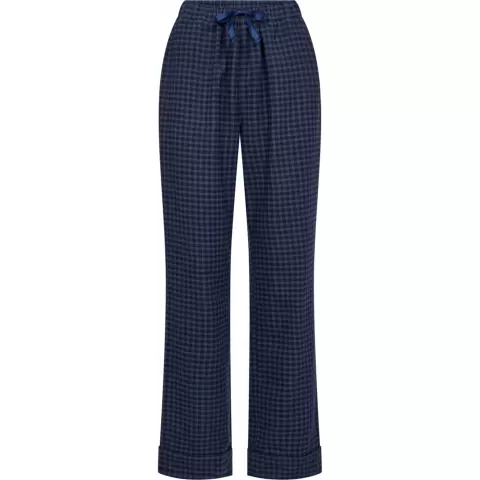 Flannel Pyjamasbukser, Navy