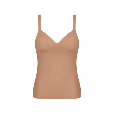 Zero Feel 2.0 The Up Bra Shirt, Nostalgic Brown Zero Feel 2.0 The Up Bra Shirt, Nostalgic Brown