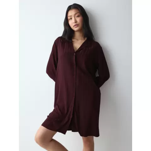 Jacquard Natkjole, Claret