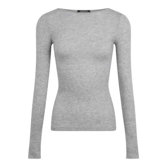 Chantelle - Warm Radiance Langærmet, Light Heather Grey Chantelle - Warm Radiance Langærmet, Light Heather Grey